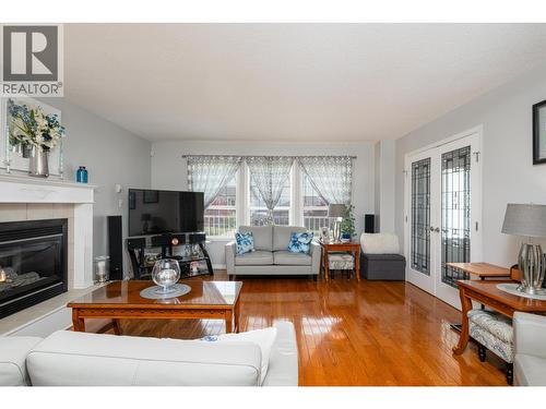 6879 Westmount Drive, Prince George, BC - Indoor Photo Showing Living Room With Fireplace