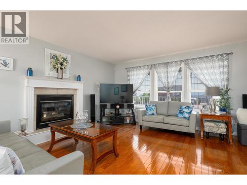 6879 Westmount Drive, Prince George, BC - Indoor Photo Showing Living Room With Fireplace
