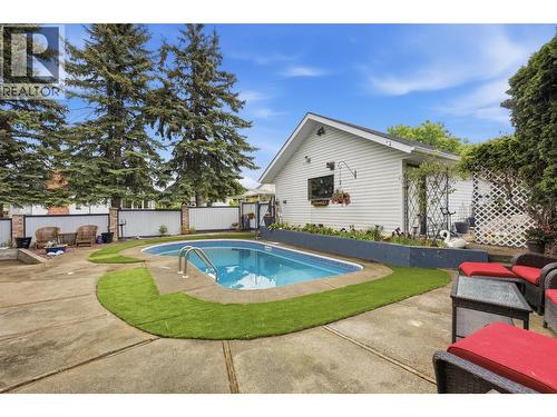 611 Robson Drive, Kamloops, BC - Outdoor With In Ground Pool With Backyard
