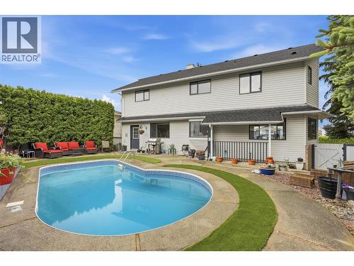 611 Robson Drive, Kamloops, BC - Outdoor With In Ground Pool With Deck Patio Veranda With Backyard With Exterior