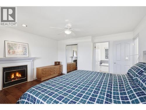 611 Robson Drive, Kamloops, BC - Indoor Photo Showing Bedroom With Fireplace