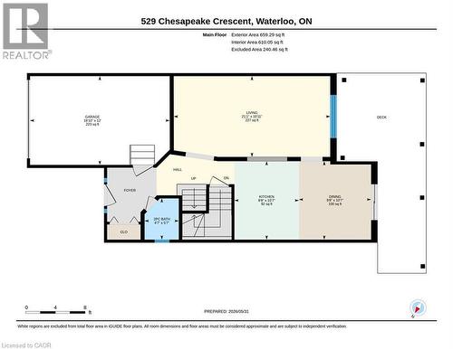 Floor plan - 529 Chesapeake Crescent, Waterloo, ON - Other