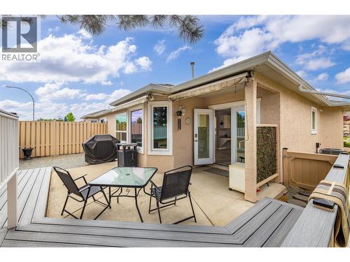 Fully fenced yard perfect for pets and outdoor enjoyment. - 2250 Louie Drive Unit# 69, Westbank, BC - Outdoor With Deck Patio Veranda With Exterior