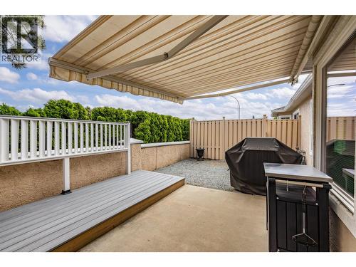 Back Patio w/Electric Awnings - 2250 Louie Drive Unit# 69, Westbank, BC - Outdoor With Deck Patio Veranda With Exterior
