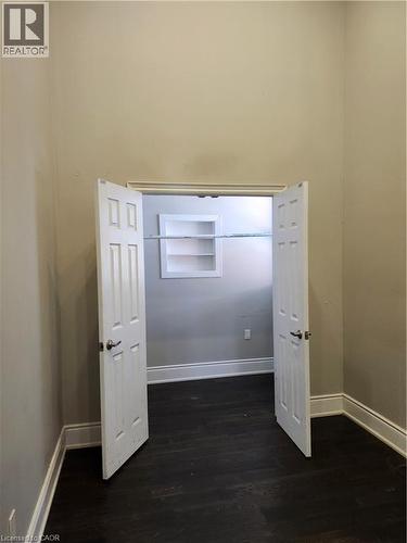 Unit 1 Primary bedroom closet - 405 Macnab Street N, Hamilton, ON 