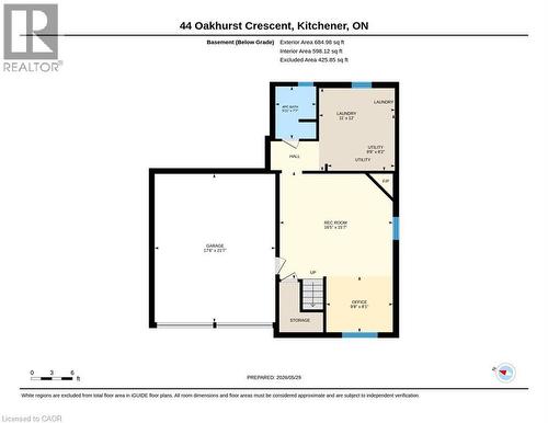 Floor plan - 44 Oakhurst Crescent, Kitchener, ON - Other