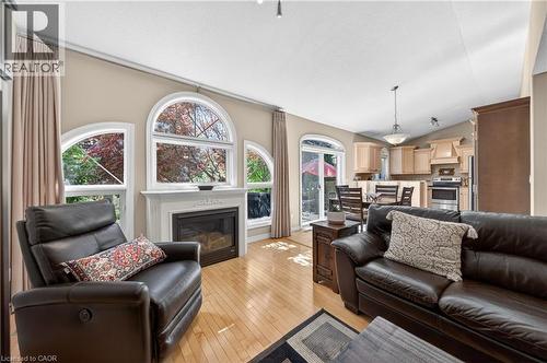 211 Mcnichol Drive, Cambridge, ON - Indoor Photo Showing Living Room With Fireplace