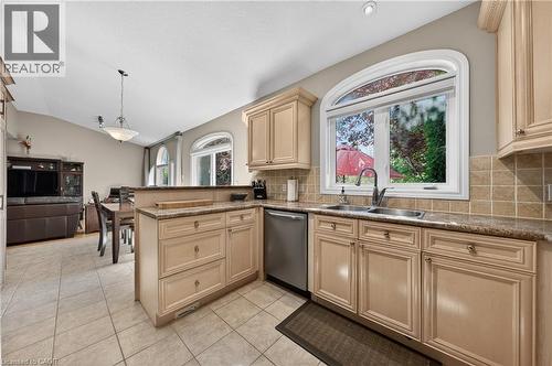211 Mcnichol Drive, Cambridge, ON - Indoor Photo Showing Kitchen With Double Sink