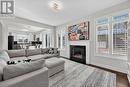 75 Mclarty Gate, Aurora, ON  - Indoor Photo Showing Living Room With Fireplace 