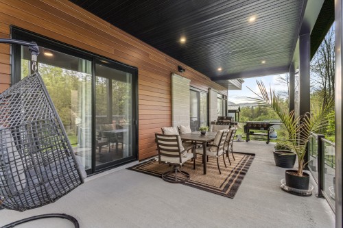 Terrasse - 58 Rue Des Mésanges, Orford, QC - Outdoor With Deck Patio Veranda With Exterior