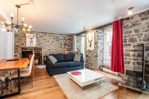 Salon - 14 Rue Ste-Ursule, Québec (La Cité-Limoilou), QC - Indoor Photo Showing Living Room