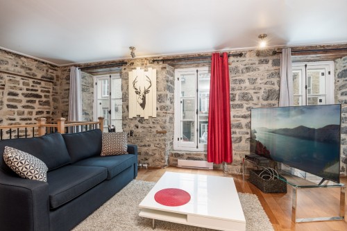Salon - 14 Rue Ste-Ursule, Québec (La Cité-Limoilou), QC - Indoor Photo Showing Living Room