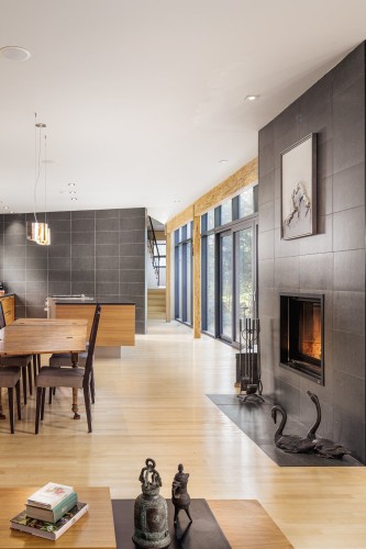 Salle à manger - 291 Route 241, Saint-Joachim-De-Shefford, QC - Indoor With Fireplace