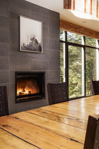 Intérieur - 291 Route 241, Saint-Joachim-De-Shefford, QC - Indoor Photo Showing Living Room With Fireplace