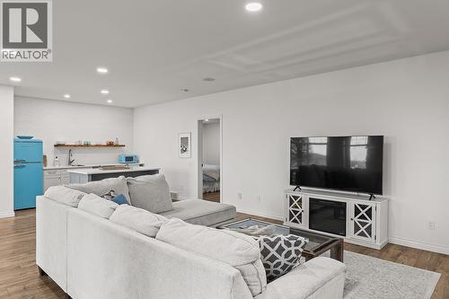 Lower Level Rec Room - 629 Almandine Court, Kelowna, BC - Indoor Photo Showing Living Room