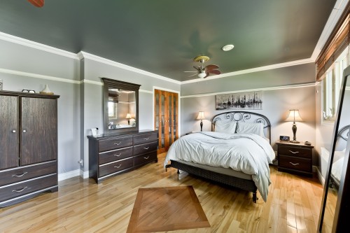Chambre à coucher principale - 182  - 184 Rue Victoria, Coaticook, QC - Indoor Photo Showing Bedroom