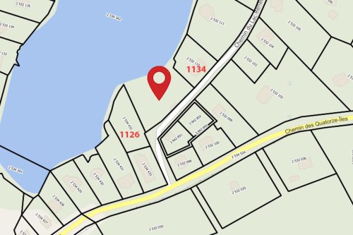 Plan (croquis) - Ch. Du Lac-Renaud, Prévost, QC 