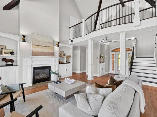 47 Calm Water Court, North Granville, PE - Indoor Photo Showing Living Room With Fireplace