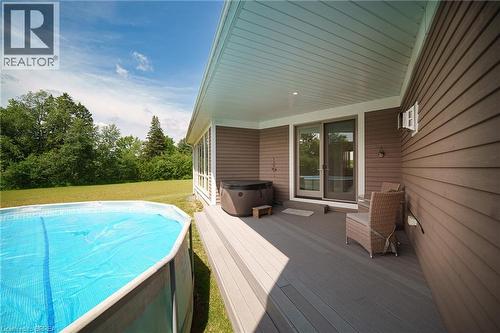 792 Charlotteville Road 8, Simcoe, ON - Outdoor With Above Ground Pool With Deck Patio Veranda With Exterior