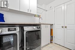 2nd floor laundry with linen closet - 