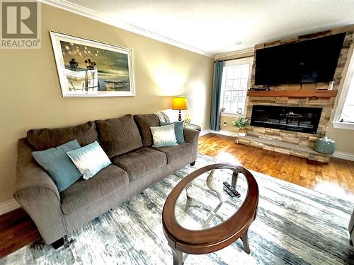 26 Pardy Place, Grand Falls - Windsor, NL - Indoor Photo Showing Living Room With Fireplace