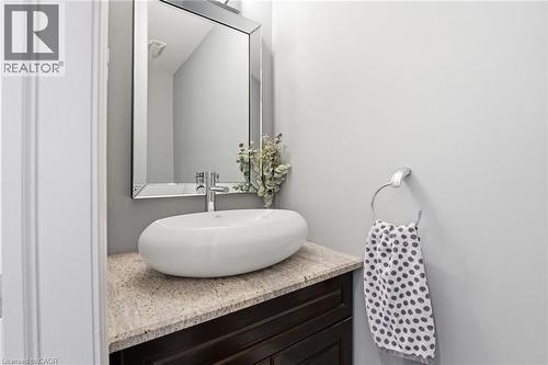 Bathroom with vanity - 28 Deerview Avenue, Ancaster, ON 