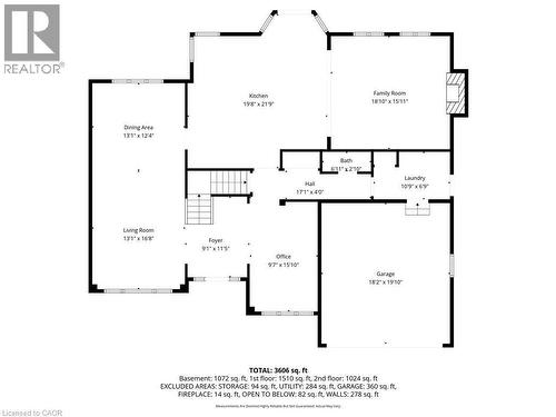 View of property floor plan - 28 Deerview Avenue, Ancaster, ON 
