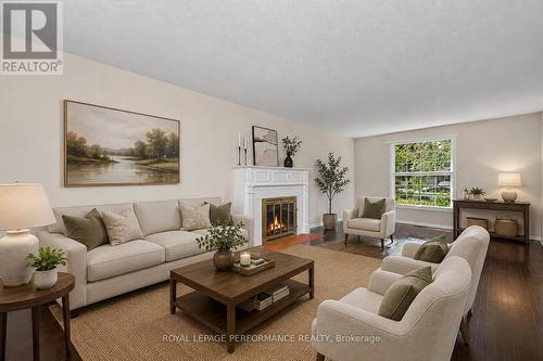 Virtually staged living room - 1799 Dorset Drive, Ottawa, ON 
