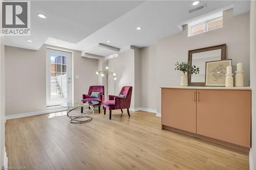 Rec-room in basement showing separate entrance - 101 Westfield Crescent, Waterdown, ON 