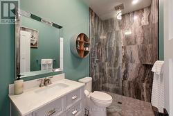 Custom Tiled Roll In Shower - 