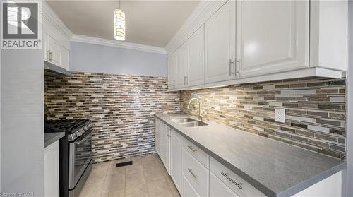 95 Quantrell Trail, Toronto, ON - Indoor Photo Showing Kitchen With Double Sink