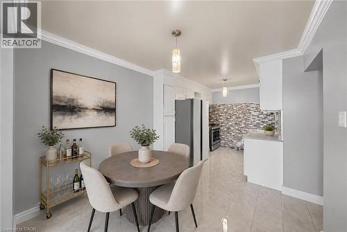 Virtually Staged - 95 Quantrell Trail, Toronto, ON - Indoor Photo Showing Dining Room