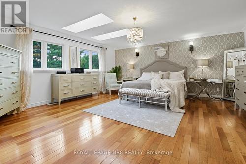 Primary Bedroom with skylights - 1629 Pelham Street N, Pelham (Fonthill), ON - Indoor Photo Showing Bedroom