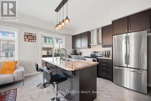 75 Borers Creek Circle, Hamilton, ON - Indoor Photo Showing Kitchen With Stainless Steel Kitchen With Upgraded Kitchen