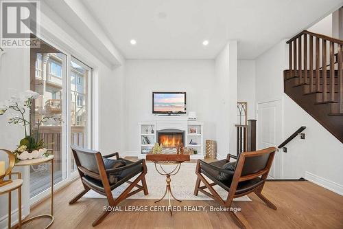 75 Borers Creek Circle, Hamilton, ON - Indoor With Fireplace