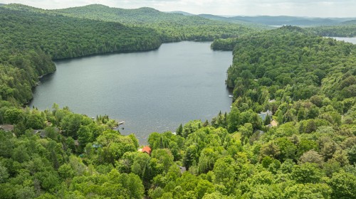 Photo aérienne - 431 Ch. Du Lac-Earl E., Montcalm, QC - Outdoor With Body Of Water With View
