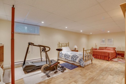 Family Room - 258 Ch. Alie, Gracefield, QC - Indoor Photo Showing Gym Room
