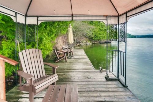 Exterior - 258 Ch. Alie, Gracefield, QC - Outdoor With Body Of Water With Deck Patio Veranda With Exterior