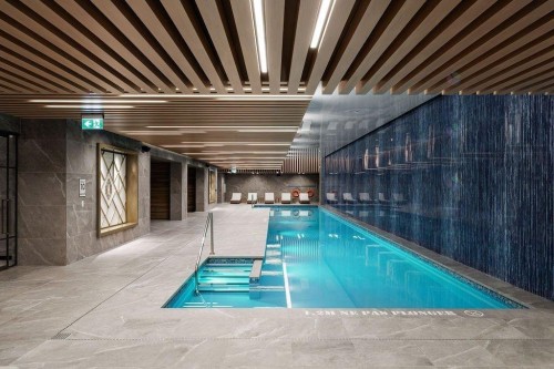 Sauna - 1610-1518 Rue Sherbrooke O., Montréal (Ville-Marie), QC -  Photo Showing Other Room With In Ground Pool