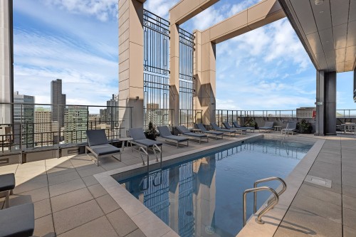 Pool - 2206-628 Rue St-Jacques, Montréal (Ville-Marie), QC - Outdoor With In Ground Pool
