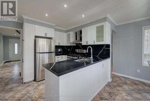 35 Attwood Drive, Cambridge, ON - Indoor Photo Showing Kitchen With Double Sink