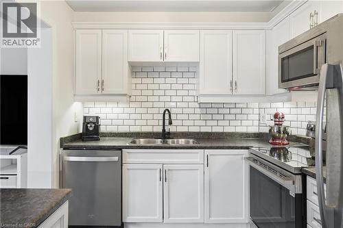 258 Fall Fair Way, Binbrook, ON - Indoor Photo Showing Kitchen With Double Sink