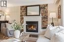 5258 Cedar Springs Road, Burlington, ON  - Indoor Photo Showing Living Room With Fireplace 
