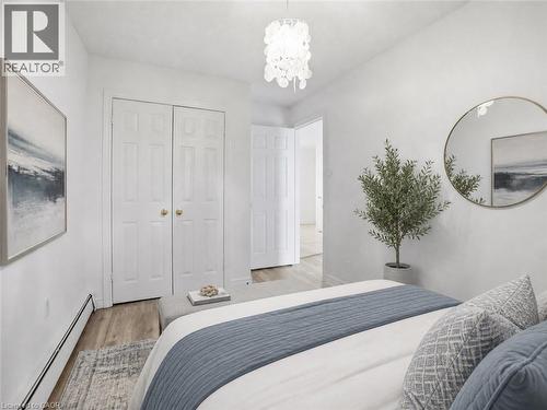 Virtually Staged Photo - 30 Summit Avenue Unit# 401, Hamilton, ON - Indoor Photo Showing Bedroom