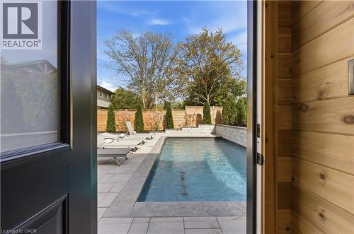 73 San Fernando Drive, Hamilton, ON - Indoor Photo Showing Other Room With In Ground Pool