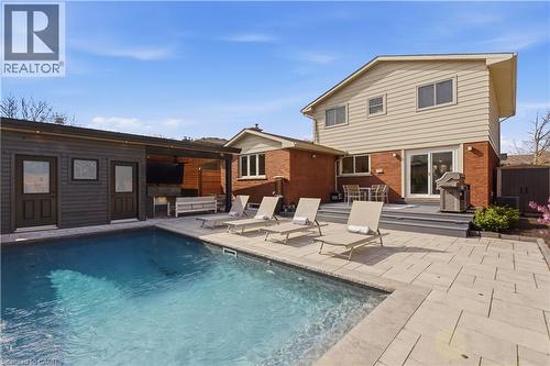 73 San Fernando Drive, Hamilton, ON - Outdoor With In Ground Pool