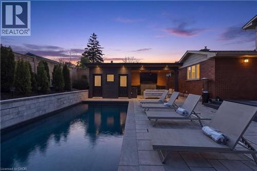 73 San Fernando Drive, Hamilton, ON - Outdoor With In Ground Pool