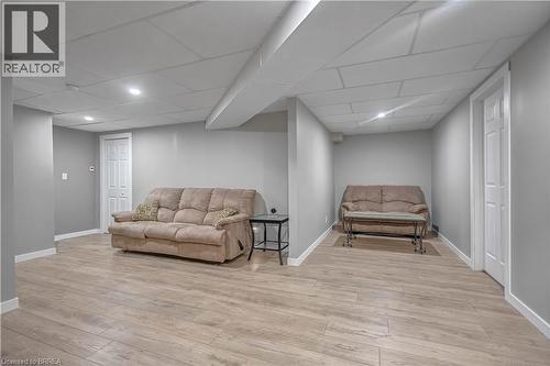 Finished Lower Level - 156 St Johns Road W, Simcoe, ON - Indoor Photo Showing Basement