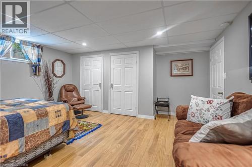 Lower Level Bedroom, Roughed in for another bedroom. New Bathroom was just added* - 156 St Johns Road W, Simcoe, ON - Indoor