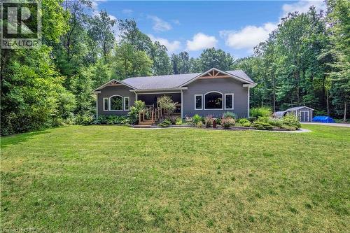 Custom Built Home in a Woodland Wonderland - 156 St Johns Road W, Simcoe, ON - Outdoor